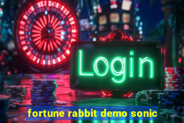 fortune rabbit demo sonic